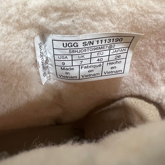 Ugg, Women, Classic Clear Mini, 1113190, Cream & Black - Picture 13 of 13